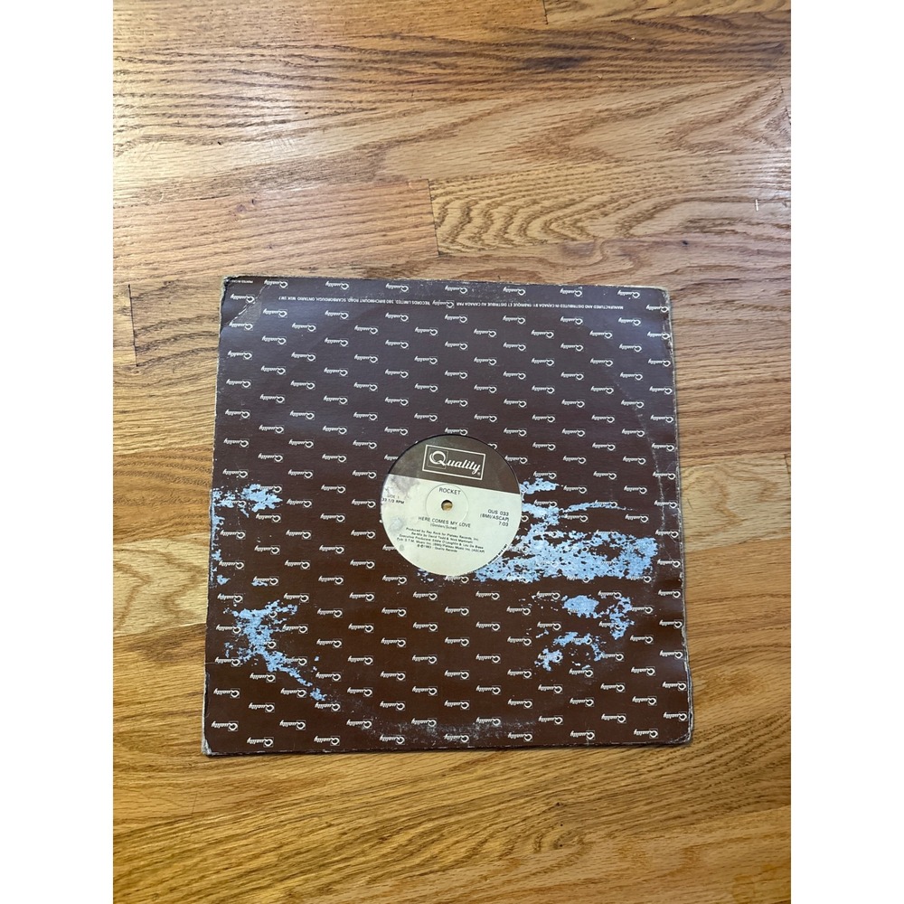 Rocket Here Comes My Love 1983 Vinyl Record 7 Inch Single Quality Records